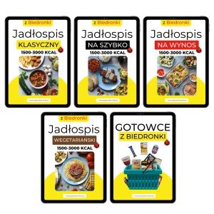 Zestaw diet 1500-3000 kcal BIEDRONKA 