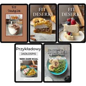 Pakiet FIT deserki + jadłospisy