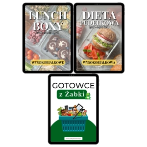 Lunchboxy wysokobiałkowe + Dieta pudełkowa + Gotowce z Żabki