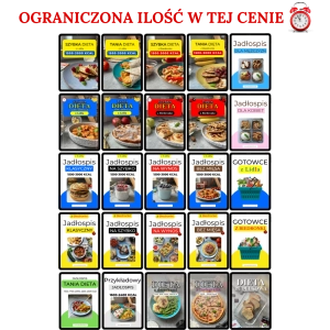 MEGA PAKIET DIET (27  jadłospisów)